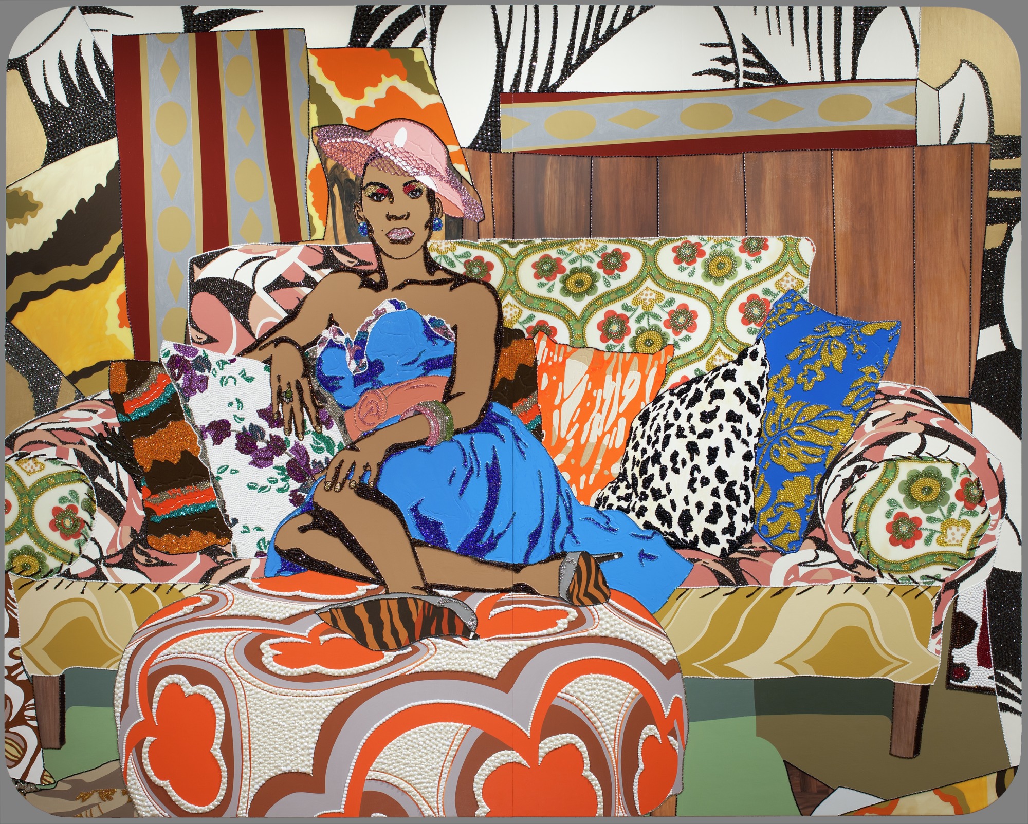 African American Art, Black Art, Mickalene Thomas, KINDR'D Magazine, KINDR'D, KOLUMN Magazine, KOLUMN